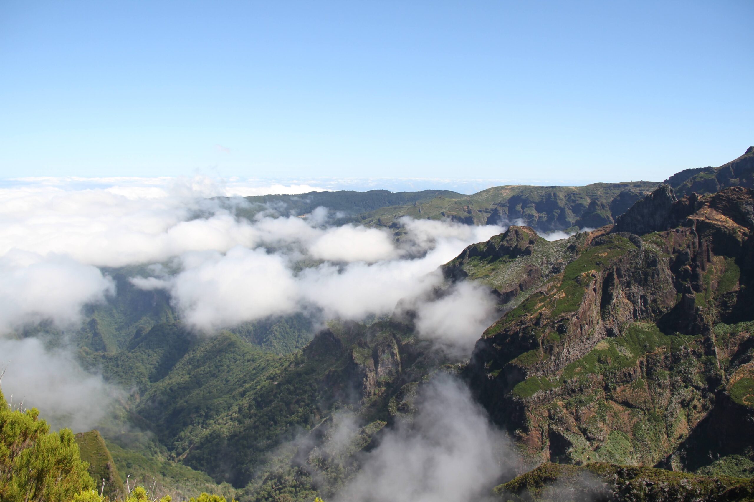 Berglandschaft auf Madeira